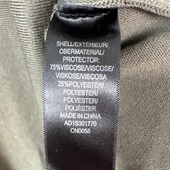 Adrianna Papell Women's Exposed Seam High Low Oversized Sweater Olive XS NWT - Picture 7 of 9